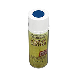 The Army Painter Color Primer, Ultramarine Blue, 400ml, 13.5oz - Acrylic Spray Undercoat for Miniature Painting