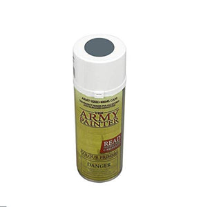 The Army Painter Color Primer, Uniform Grey, 400 ml, 13.5 oz - Acrylic Spray Undercoat for Miniature Painting