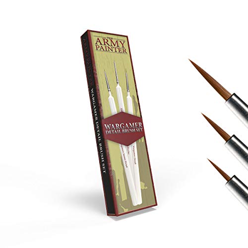 The Army Painter Wargamer Detail Brush Set - Miniature Paint Brushes f –  Sculptingdepot