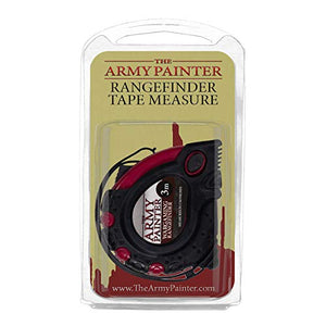 The Army Painter Rangefinder Tape Measure - Measuring Tape with Stop Functions and Pocket Hanger for Wargamers - Metric and Inch Scaled Measurement Tape, 3 Meters/10 Feet