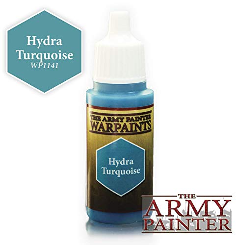 The Army Painter Warpaint, Hydra Turquoise - Acrylic Paint for Miniatures, 18 ml Dropper Bottle