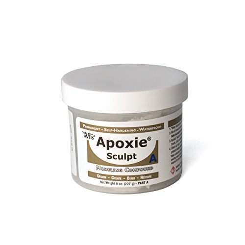 Apoxie Sculpt - 2 Part Modeling Compound (A & B) - 1 Pound, White