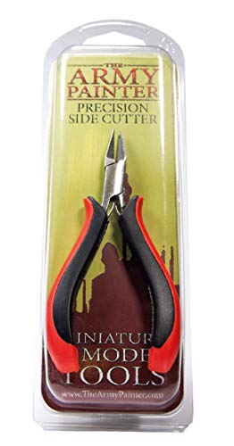 The Army Painter Stainless Steel Hobby Diagonal Cutting Pliers with Safety Grip Handle - Model Sprue Cutter for Metal and Plastic Resin Miniatures - Wargaming Metal Precision Side Cutter