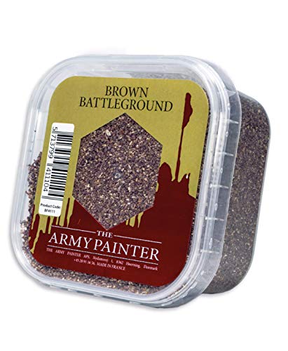 The Army Painter Battlefield Essential Series: Brown Battleground Miniature Basing Sand, 150 ml