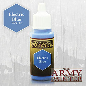 The Army Painter Warpaint, Electric Blue - Acrylic Paint for Miniatures, 18 ml Dropper Bottle