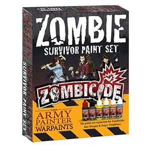 The Army Painter High-Pigment Zombicide Paints for Survivor Miniatures - 6 Dropper Bottle Zombicide Paint Set for Beginners and Advanced Hobbyists - Zombicide Survivor Paint Set