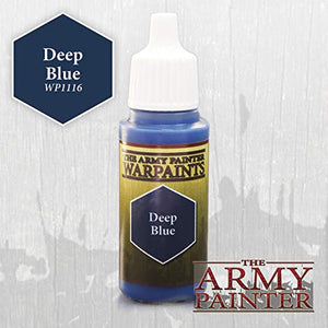 The Army Painter Warpaint, Deep Blue - Acrylic Paint for Miniatures in 18 ml Dropper Bottle