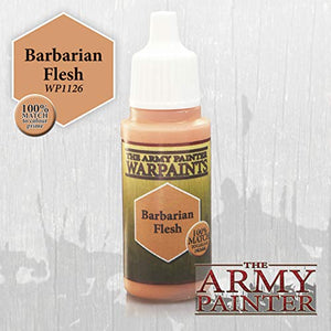 The Army Painter Warpaint, Barbarian Flesh - Acrylic Paint for Miniatures in 18 ml Dropper Bottle