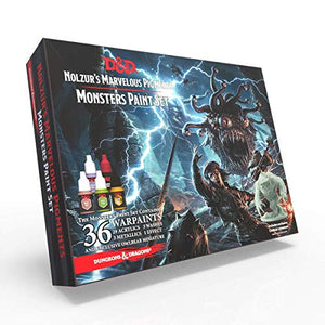 Dungeons and Dragons Official Paint Line Monsters Paint Set