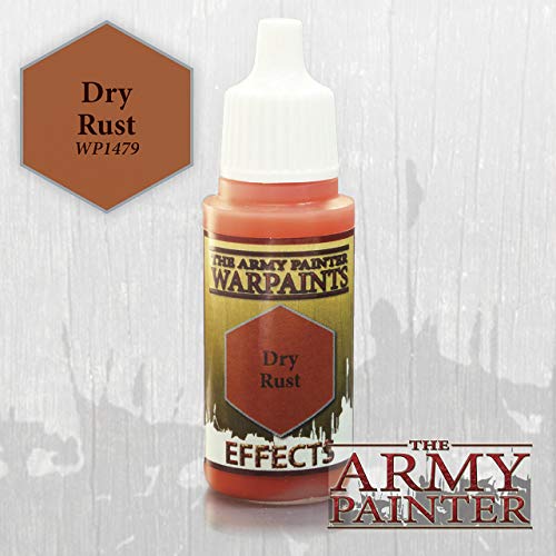 The Army Painter Effect Warpaint, Dry Rust - Acrylic Paint for Miniatures, 18ml Dropper Bottle