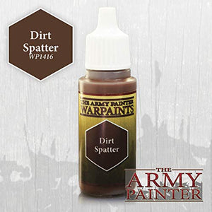 The Army Painter Warpaint, Dirt Spatter - Acrylic Paint for Miniatures,18 ml Dropper Bottle