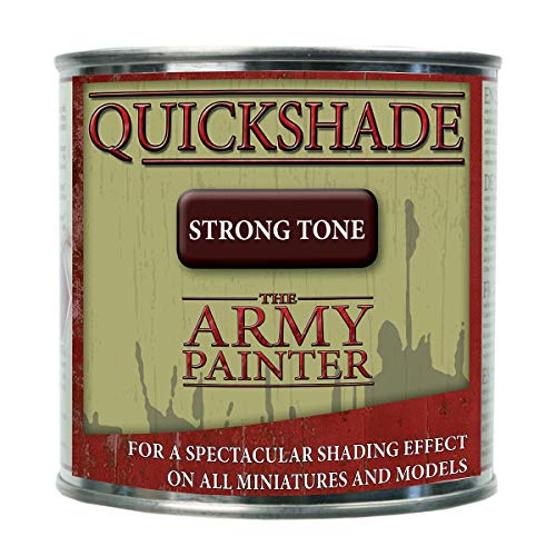 The Army Painter Quickshade Miniature Varnish for Miniature Painting, Strong Tone (250 ml)