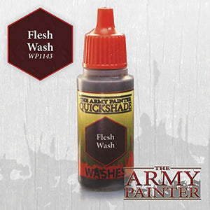 The Army Painter Warpaint Wash, Flesh Wash Ink - Quickshade Wash for Miniatures, 18ml Dropper Bottle