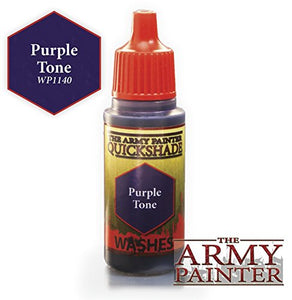 The Army Painter Warpaint Wash, Purple Tone Ink - Quickshade Wash for Miniatures, 18ml Dropper Bottle