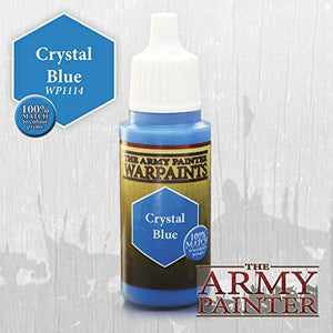 The Army Painter Warpaint, Crystal Blue - Acrylic Paint for Miniatures in 18 ml Dropper Bottle