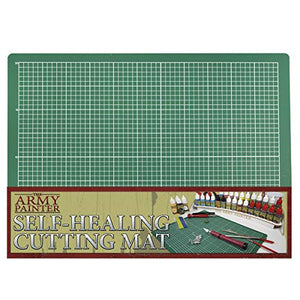 The Army Painter Self Healing Cutting Mat - Double Sided PVC Non-Slip Mat - 3-Ply Gridded Miniature and Model Cutting Board, A4 Size